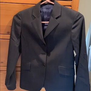 children’s equestrian: navy show coat